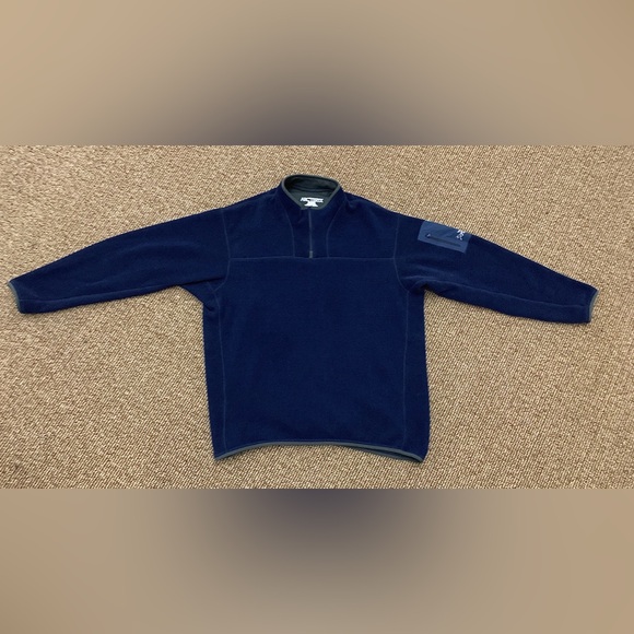 Men’s XL Arc’Teryx Covert Polartech Fleece 1/4 Zip Tech Sweater Made in Canada - Picture 3 of 10